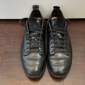 Feit Biotrainer Leather Black Natural Rubber Outsole Sneakers
